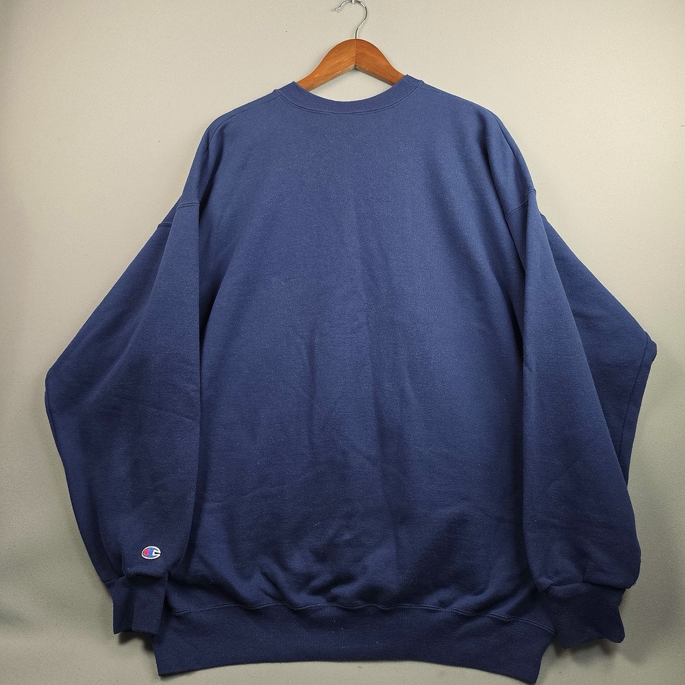 Vintage Champion Notre Dame Fighting Irish Sweatshirt Men 2XL Navy Blue Crewneck - Picture 3 of 10